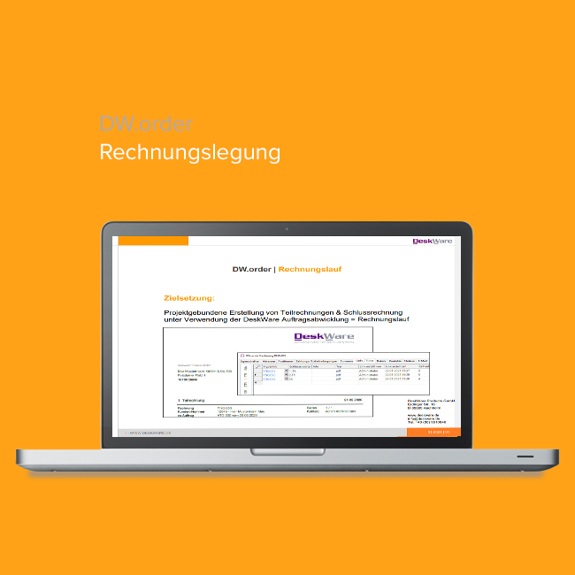 DW.order Rechnungslauf