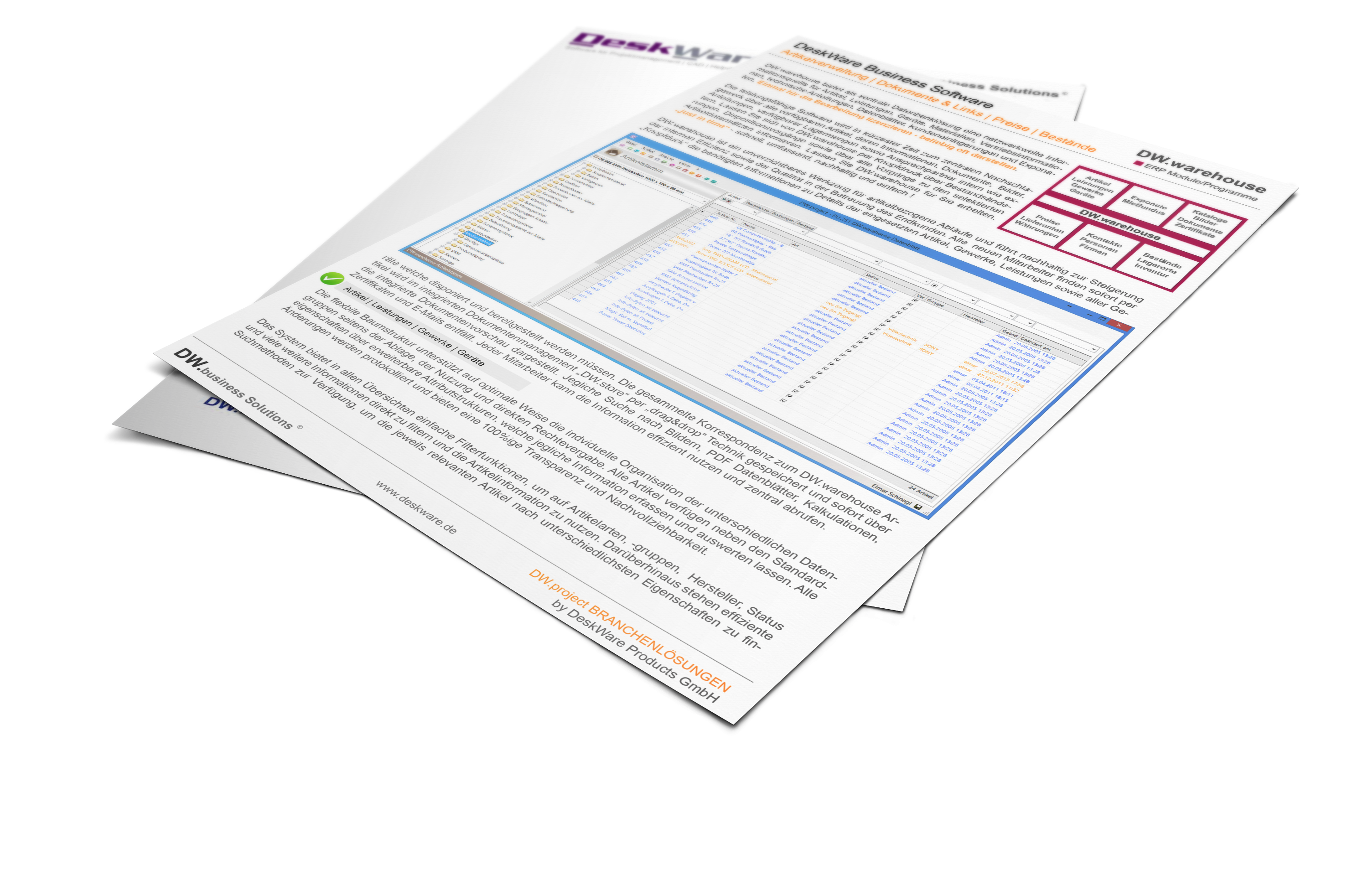 Datenblatt DW.warehouse