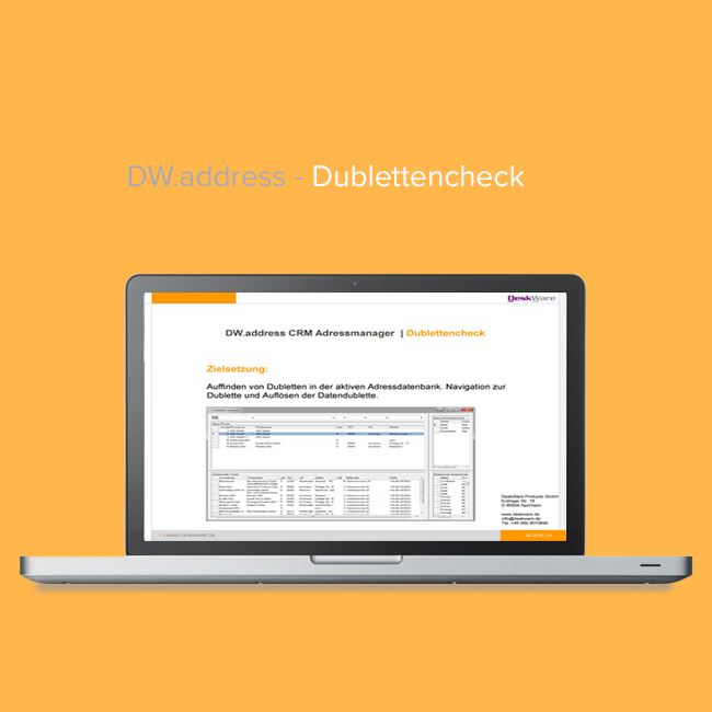 DW.address Dublettencheck DW.address Dublettencheck