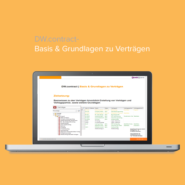 DW.contract Vertragsmanagement Grundlagen