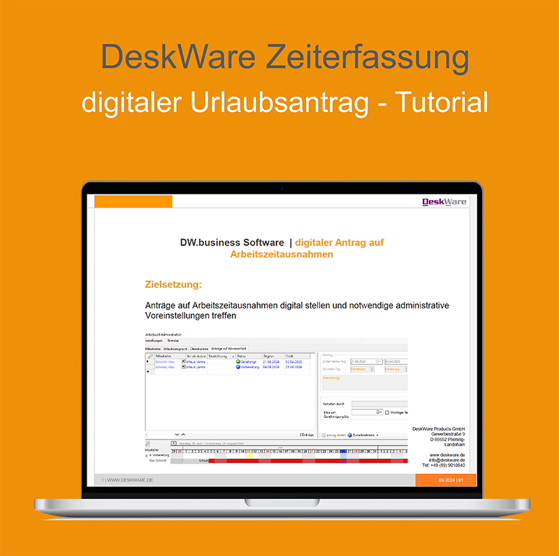 DW.hours digitaler Urlaubsantrag